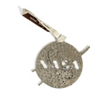 Stainless Steel Hammered Meatball Ornament