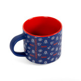 Icons with WORM Logo Mug Blue Top