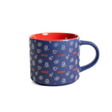 Icons with WORM Logo Mug Blue Right Side