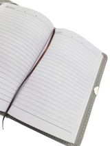NASA Worm Logo Refillable Journal Grey Inside