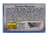 Genuine Meteorite 3 Grams Product Card