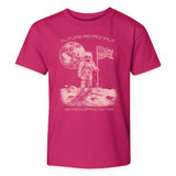 Youth Future Astronaut Tee Wildberry Fuchsia