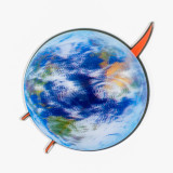 NASA Meatball Earth Lenticular Sticker