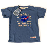 Youth Astronaut Training Tee Washed Blue