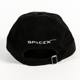 SpaceX X Hat Black Back