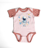 Tiny Explorer Onesie Ballet Pink