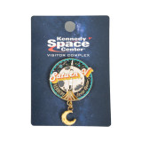 Saturn V & Moon Dangle Pin Packaging