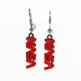 NASA Worm Dangle Earrings