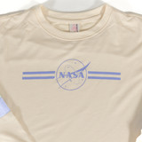 Women's NASA Meatball Equal Term Long Sleeve Tee Blue Green Close Up