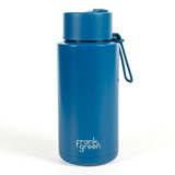 Frank Green 34 Oz Ceramic Reusable Bottle NASA Meatball Deep Ocean Back Frank Green 34 Oz Ceramic Reusable Bottle NASA Meatball Deep Ocean Back