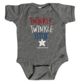 Twinkle Twinkle Little Star Onesie Graphite (1)
