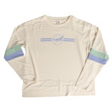 Women's NASA Meatball Equal Term Long Sleeve Tee Blue Green (1)