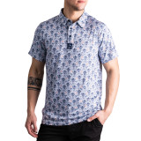 Pins & Aces NASA Space Walk Polo Grey (1)