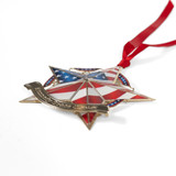 Kennedy Space Center American Flag Star Ornament (3)