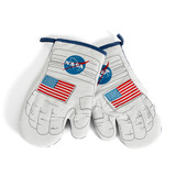 NASA Space Oven Mitts Blue Front NASA Space Oven Mitts Blue Front