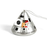 Santa and Rudolph in Capsule Ornament