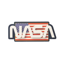 NASA "WORM" Flag Sticker