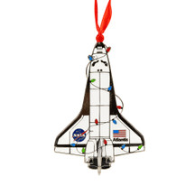 Space Shuttle Atlantis With Lights Ornament Close Up Space Shuttle Atlantis With Lights Ornament Close Up