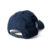 Kennedy Space Center Chain Stitch Hat Oceanside Blue Back Kennedy Space Center Chain Stitch Hat Oceanside Blue Back
