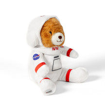 Plush Astronaut Bear White Suit Side