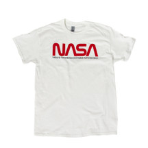 NASA Worm Tee White