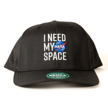 I Need My Space Eco Hat Black Front