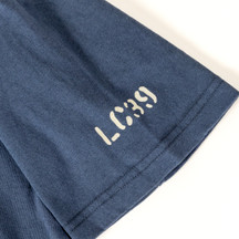 NASA Rocket Scientist Tee Washed Blue Sleeve Detail