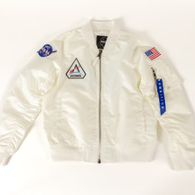Women's Artemis Flight Jacket White Front