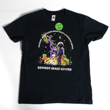 Youth Primary Astronaut Glow In The Dark Tee Navy