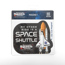 My Other Ride Is A Space Shuttle Die Cut Car Magnet Packaging
