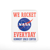 We Rocket Everyday Die Cut Car Magnet