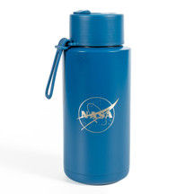 Frank Green 34 Oz Ceramic Reusable Bottle NASA Meatball Deep Ocean Front Frank Green 34 Oz Ceramic Reusable Bottle NASA Meatball Deep Ocean Front