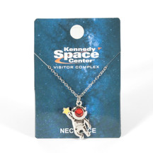 3D Astronaut Birthstone Necklace July Packaging
