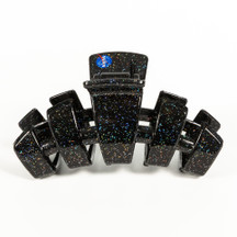 Teleties NASA Meatball Medium Claw Hair Clip Black Side