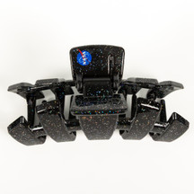 Teleties NASA Meatball Medium Claw Hair Clip Black Back