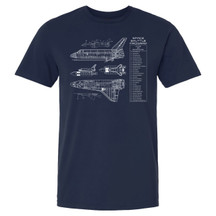 Architee Space Shuttle Tee Navy