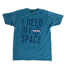 I Need My Space Tee Marine Blue (1)