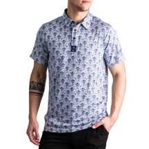 Pins & Aces NASA Space Walk Polo Grey (1)