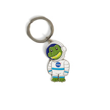 Alligator Astronaut Swivel Keychain