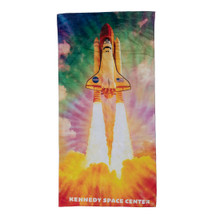 Kennedy Space Center Shuttle Tie Dye Towel (1)