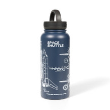 Shuttle Blueprint 32 oz Water Bottle (2)