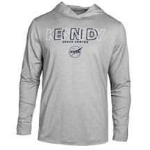 Kennedy Space Center UPF 50 Sun Shirt Hoodie Crystal Grey