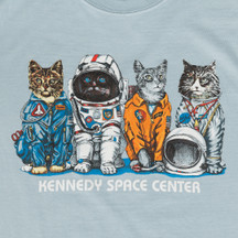 Kennedy Space Center Space Cats Tee Blue Aura (2)