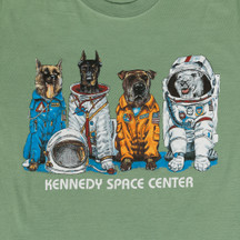 Kennedy Space Center Space Dogs Tee Moss (2)