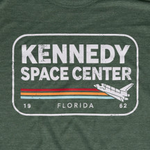 Kennedy Space Center Space Shuttle Tee Hunter Green (2)