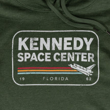 Kennedy Space Center Space Shuttle Hoodie Hunter Green (2)