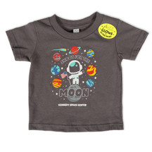Infant Shoot For The Moon Tee Charcoal (1)