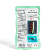 Space Food Mint Chocolate Chip Freeze Dried Ice Cream Sandwich Back