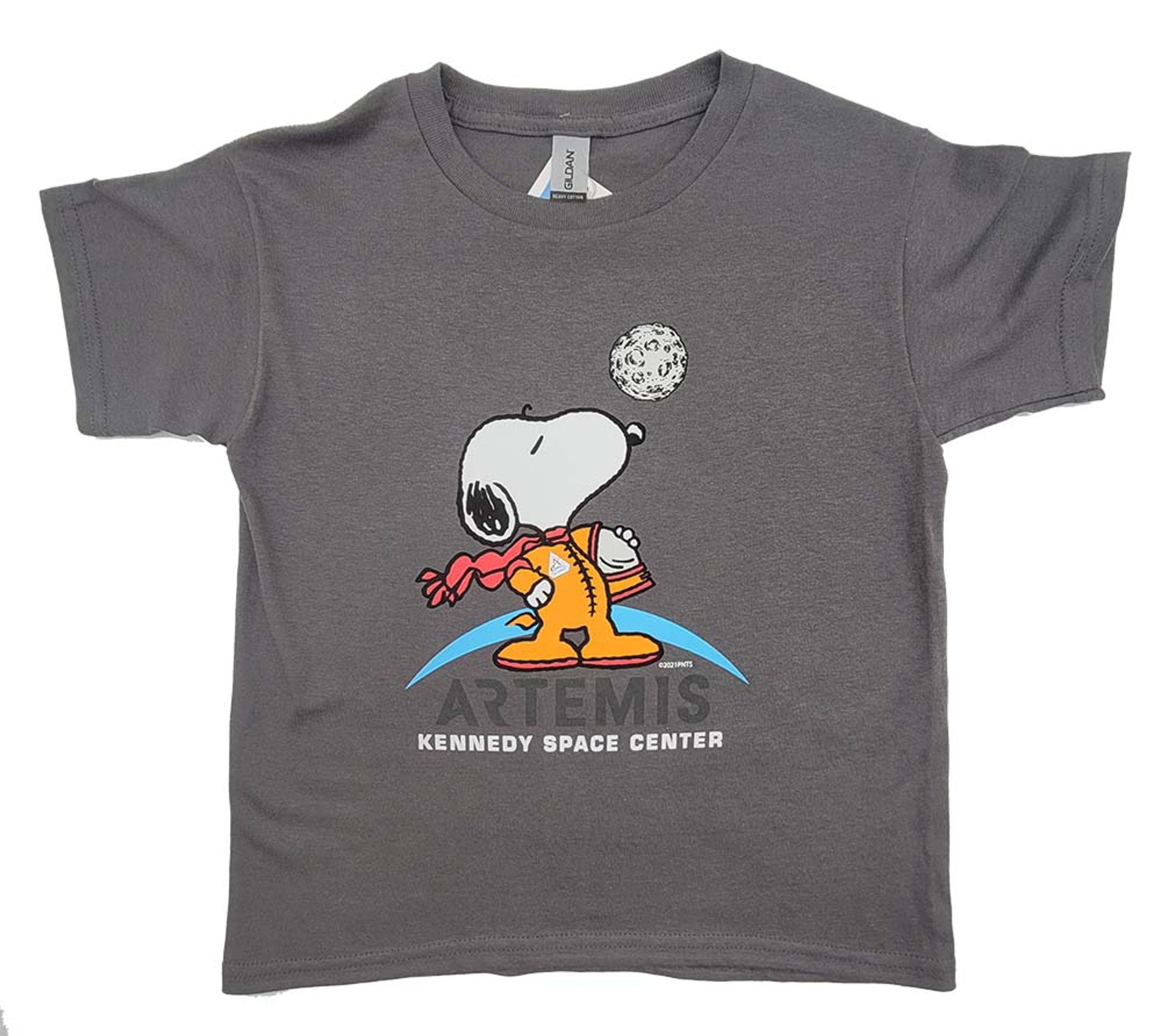 NASA×PEANUTS 80s t-shirt Vintage 80s 90s Peanuts T-Shirt One Size/2XL Cartoon Snoopy
