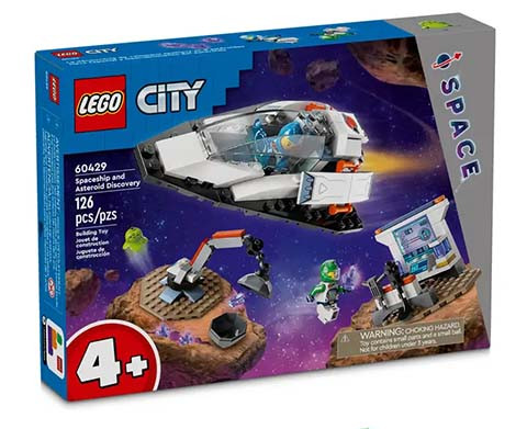 LEGO Spaceship and Asteroid Discovery